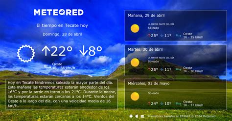 En Clima podrás encontrar el tiempo en La Rumorosa (Estado de Baja California) para hoy, además de información actualizada de la temperatura para los próximos 14 días.